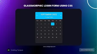 Custom Calendar using JavaScript with free source code - Coding Torque