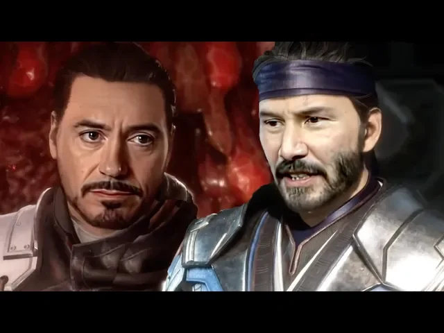 MK11 - Keanu Reeves &amp; Robert Downey Jr. Teaming-up! MORTAL KOMBAT 11 [DeepFake]