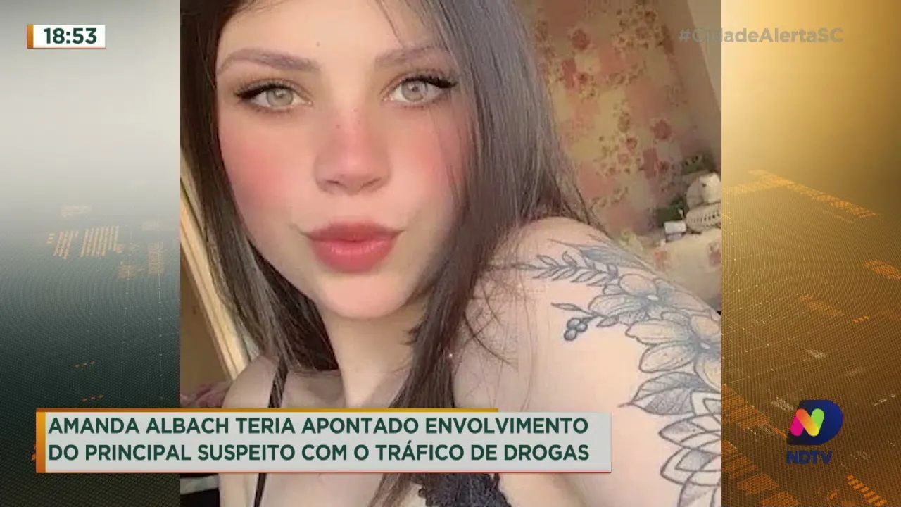 Corpo de Amanda Albach foi encontrado pelos policias no sul de SC
