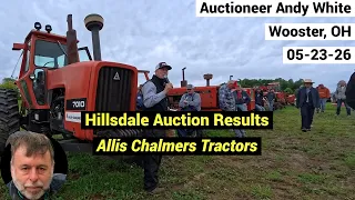 Auction Results - Auctioneer Andy White Selling Allis Chalmers Tractors