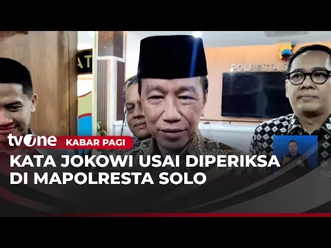 2,5 Jam Diperiksa, Jokowi Dicecar 10 Pertanyaan