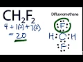 CH2F2 Lewis Structure - How to Draw the Lewis Structure for CH2F2