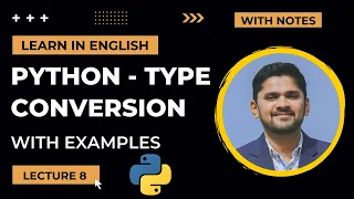 8 Type Conversion in Python with Examples Python Tutorial for Beginners Amit Thinks