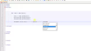 tutorial 31 - Date Object in Javascript