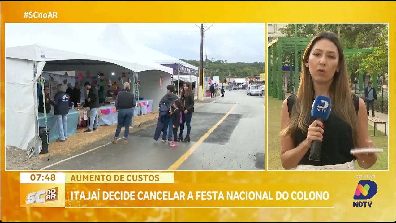 Itajaí decide cancelar a Festa Nacional do Colono devido a aumento de custos