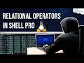 Relational operators in linux bash scripting