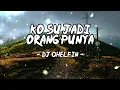 ko Su Jadi Orang Punya - Dj Qhelfin ( Lirik )