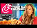 Irish Girl Tries CHICK-FIL-A BREAKFAST For The First Time Michigan Avenue Chicago