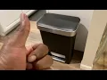 SimpleHuman 12 Gallon Trash Can Review