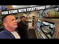 I toured an aquarium fish store in New Jersey - pick fish pets