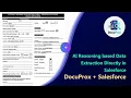 AI Reasoning based Data Extraction Directly in Salesforce DocuProx Salesforce