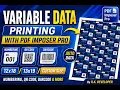 How to Do Variable Data Printing VDP Numbering QR Code Barcode Setup