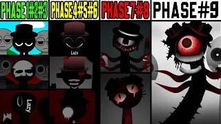 Phase 1 VS Phase 2 VS Phase 3 VS Phase 4 VS Phase 5 VS Phase 6 VS Phase 7-8-9 in Incredibox Sprunki!