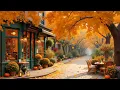 Download Lagu Peaceful Autumn Morning for Study, Work🍁Coffee Shop Ambience with Warm Jazz Music \u0026 Falling Leaves