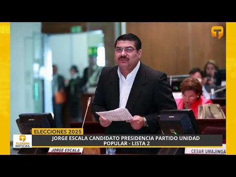 Perfil de Jorge Escala Candidato presidencia Partido Unidad Popular - Lista 2