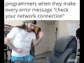 check your network connection