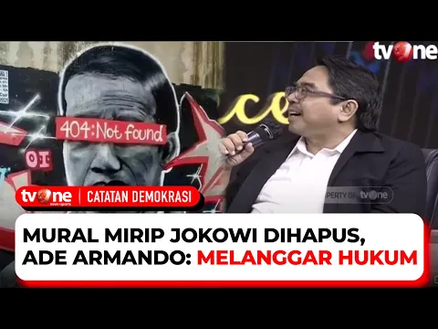 Mural Mirip Presiden, Ade Armando: Udah Biasa Dihina, Dibikin Pinokio