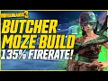 NEW MOZE BUILD Insane Fire Rate Damage Borderlands 3 Level 72 Butcher Moze Build