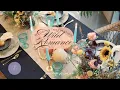 Wild BoHo wedding inspired table styling with lush florals