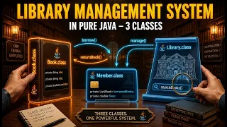 Build a Library Management System in Java - 3 Classes C