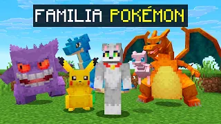 Adopté una FAMILIA POKEMON en Minecraft!