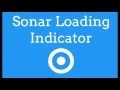 Sonar Loading Indicator - TheMindSpeaks