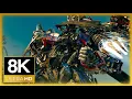 Transformers Optimus Prime vs Megatron The Fallen Final Battle 8K Remastered
