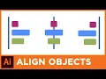 Align and Distribute Objects in Adobe Illustrator