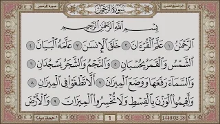 سورة الرحمن بصوت الشيخ حسن صالح     دندنها