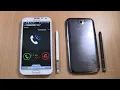 Over the Horizon Incoming Call   Samsung Galaxy Note 2 N7100  with stylus  \u0026  Note 2 4G (LTE)