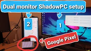 ShadowPC Dual monitor setup Samsung DeX and Duet Display Zero Tier