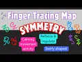 Mindfulness Finger Tracing Activity - Symmetry and Changing Colors