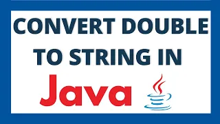 Convert double to string in java Double to String datatype conversion using 2 ways