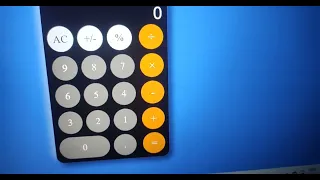 iPhone calculator using HTML CSS and JS