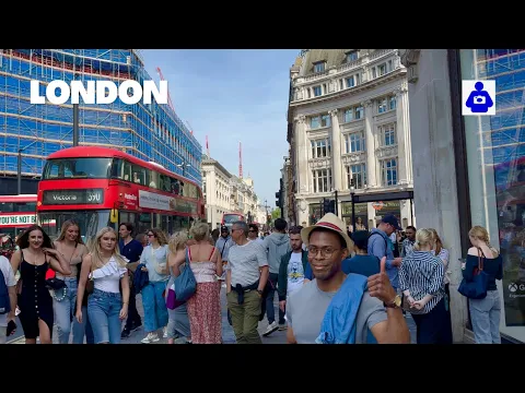 Download MP3 London Spring Walk 🇬🇧 OXFORD STREET, Marble Arch to Tottenham Court Road | Central London Walking