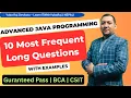 BCA 6th Sem Advanced Java Important Questions Most Repeated Exam Questions TU CSIT BIT