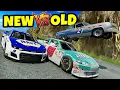 Download Lagu OLD vs NEW NASCAR Stock Cars Race \u0026 Crashes on a Mountain in BeamNG Drive Mods!