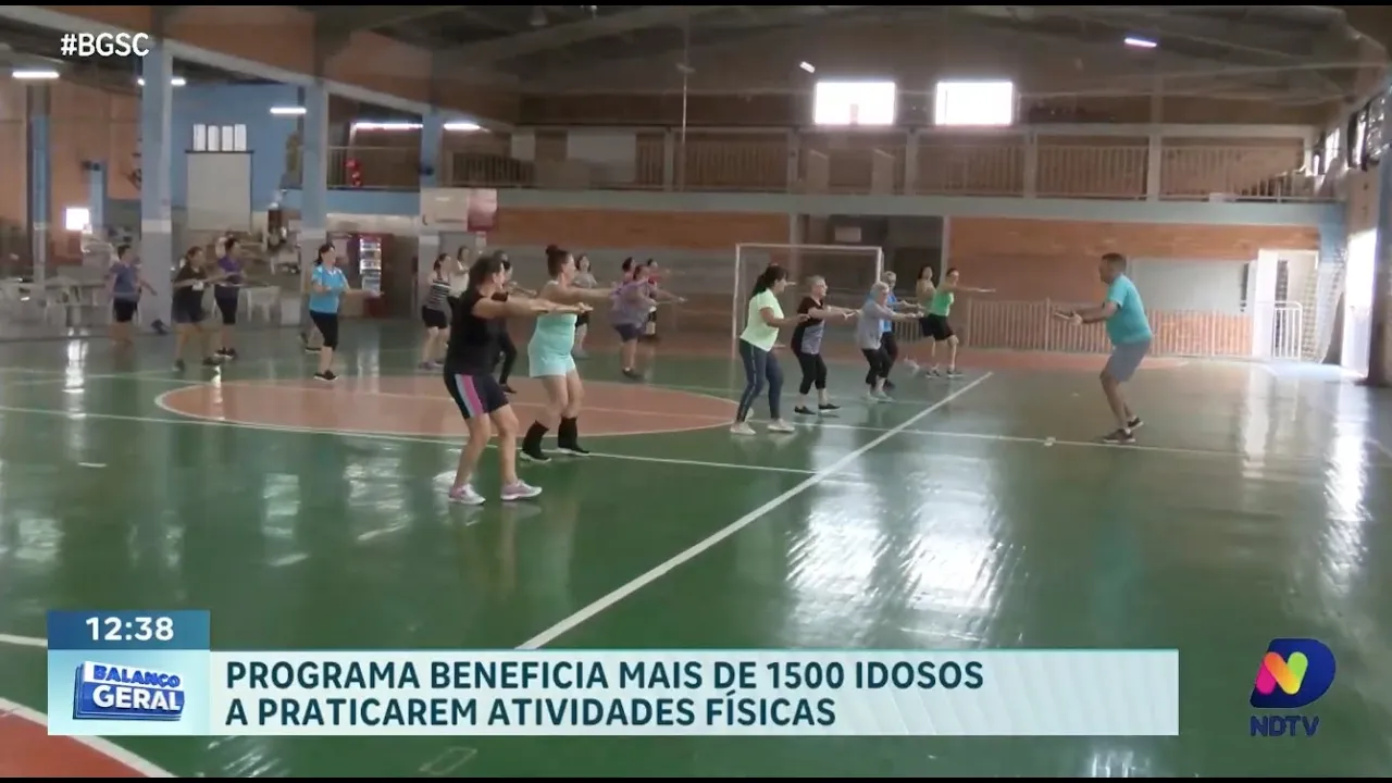 Programa da Melhor Idade em Chapecó promove atividades físicas para mais de 1,5 mil idosos