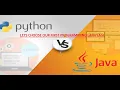 Java vs Python A comparison of the two most popular programming languages Edu-Mark India