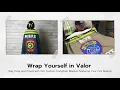 Custom Fire Department Logo With Personalized Blanket For Firefighter