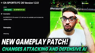 جديد تحديث للعبة ي حس ن الذكاء الاصطناعي الهجومي وي ضعف الذكاء الاصطناعي الدفاعي فريق FC 26 