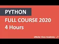 Python Tutorial for Beginners - Crash Course 2020 FULL COURSE