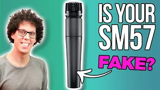 How to spot a FAKE SM57 Microphone FAKE vs REAL