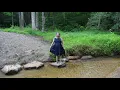 Download Lagu Transgender/crossdresser Gal Models Blue Dress at Lake James (NC)