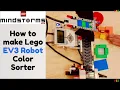 LEGO Mindstorms EV3 Robot Trainer Tutorial How to make LEGO Color Sorter Robot