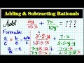 How to add and subtract rational expressions al2 5 3 algebra 2 honors common core