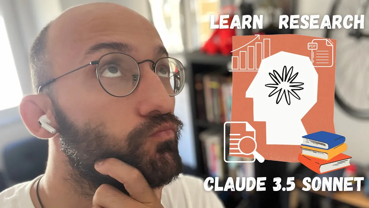 Outline Video How to Use Claude 3.5 Sonnet & Artifacts for Studying, Learning & Research