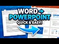 How to Use Copilot to Make PowerPoint from Word Document