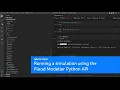 Running a simulation using the Flood Modeller Python API