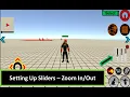 Unity Game - Setting up sliders for zoom